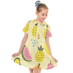 Fruit Kids  Short Sleeve Shirt Dress