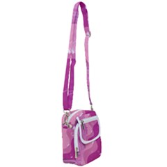 Online Woman Beauty Purple Shoulder Strap Belt Bag by Mariart