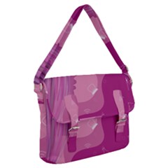 Online Woman Beauty Purple Buckle Messenger Bag