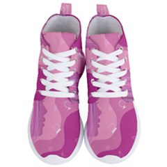 Online Woman Beauty Purple Women s Lightweight High Top Sneakers