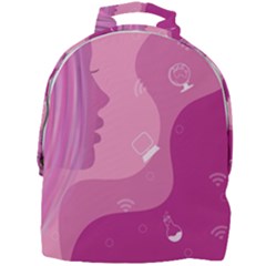 Online Woman Beauty Purple Mini Full Print Backpack by Mariart