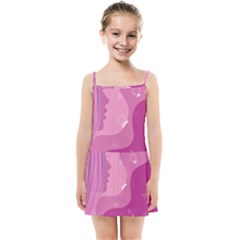 Online Woman Beauty Purple Kids  Summer Sun Dress by Mariart