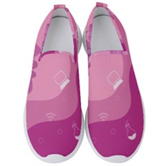 Online Woman Beauty Purple Men s Slip On Sneakers by Mariart