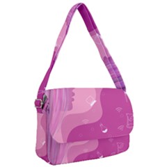 Online Woman Beauty Purple Courier Bag by Mariart