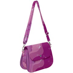 Online Woman Beauty Purple Saddle Handbag by Mariart