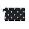 Man Head Caricature Drawing Pattern Canvas Cosmetic Bag (Medium) View1