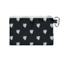 Man Head Caricature Drawing Pattern Canvas Cosmetic Bag (Medium) View2