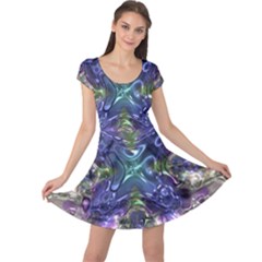 Metallizer Factory Glass Cap Sleeve Dress by Mariart