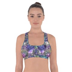 Metallizer Factory Glass Cross Back Sports Bra by Mariart