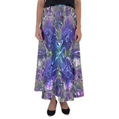 Metallizer Factory Glass Flared Maxi Skirt by Mariart