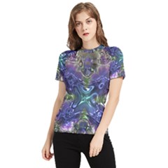 Metallizer Factory Glass Women s Short Sleeve Rash Guard