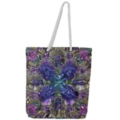 Metallizer Factory Glass Full Print Rope Handle Tote (large)