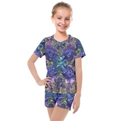 Metallizer Factory Glass Kids  Mesh Tee And Shorts Set