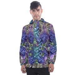 Metallizer Factory Glass Men s Front Pocket Pullover Windbreaker by Mariart