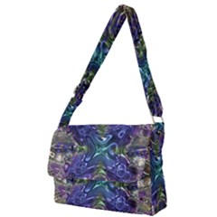 Metallizer Factory Glass Full Print Messenger Bag (l) by Mariart