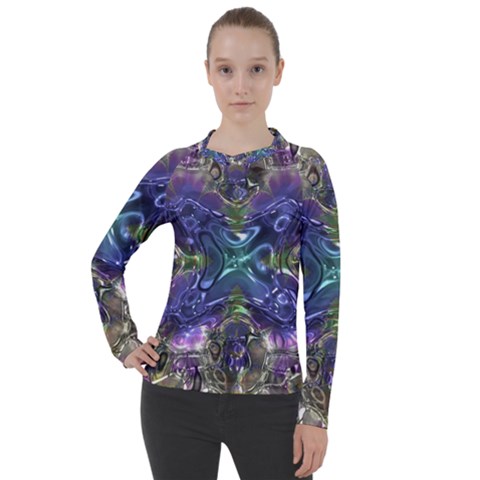 Metallizer Factory Glass Women s Pique Long Sleeve Tee by Mariart