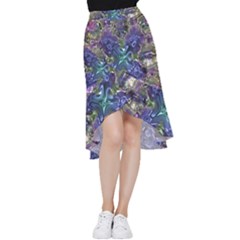 Metallizer Factory Glass Frill Hi Low Chiffon Skirt