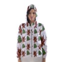 Gingerbread Krampus Women s Hooded Windbreaker View1