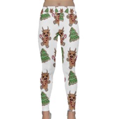 Gingerbread Krampus Classic Yoga Leggings by Valentinaart