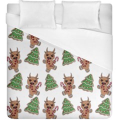 Gingerbread Krampus Duvet Cover (king Size) by Valentinaart