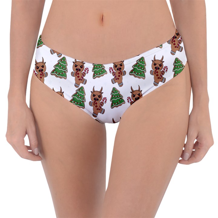 Gingerbread Krampus Reversible Classic Bikini Bottoms