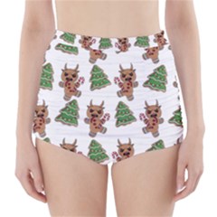 Gingerbread Krampus High-waisted Bikini Bottoms by Valentinaart