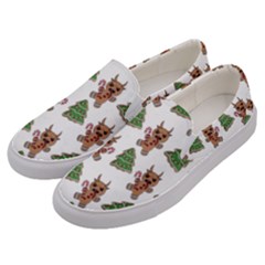 Gingerbread Krampus Men s Canvas Slip Ons by Valentinaart