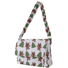 Gingerbread Krampus Full Print Messenger Bag (s)