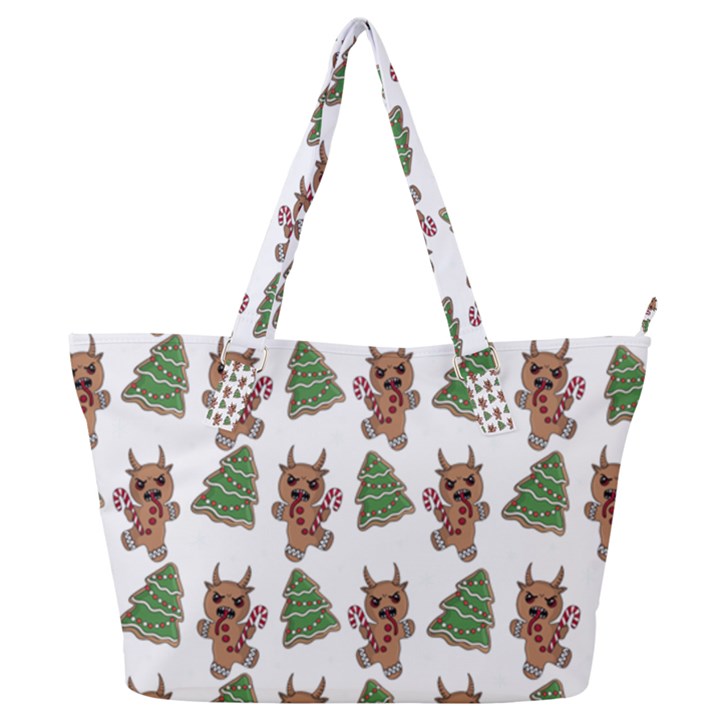 Gingerbread Krampus Full Print Shoulder Bag