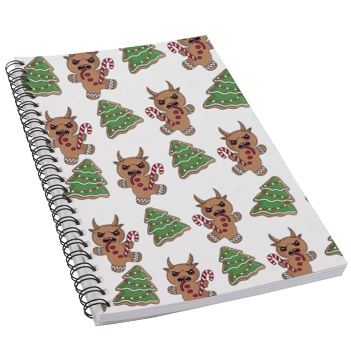 Gingerbread Krampus 5.5  x 8.5  Notebook