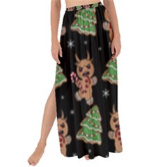 Gingerbread Krampus Maxi Chiffon Tie-up Sarong