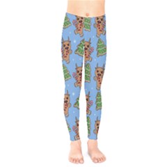 Gingerbread Krampus Kids  Leggings by Valentinaart