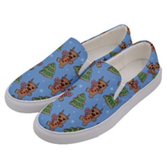 Gingerbread Krampus Men s Canvas Slip Ons by Valentinaart