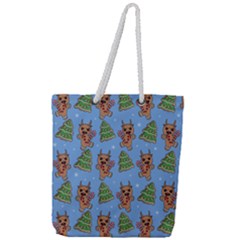 Gingerbread Krampus Full Print Rope Handle Tote (large) by Valentinaart