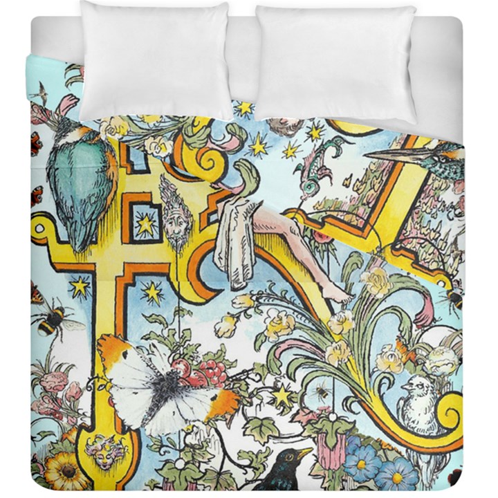 The Illustrated Alphabet - K - by LaRenard Duvet Cover Double Side (King Size)