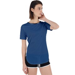 Aegean Blue - Perpetual Short Sleeve T-shirt by FashionLane