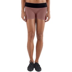 Blast-off Bronze - Yoga Shorts by FashionLane