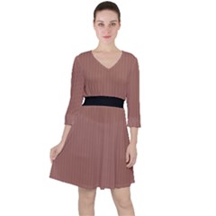 Blast-off Bronze - Ruffle Dress by FashionLane