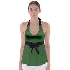 Basil Green - Babydoll Tankini Top by FashionLane