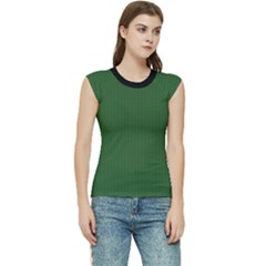 Basil Green - Women s Raglan Cap Sleeve Tee