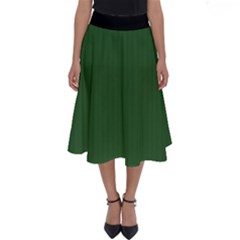 Basil Green - Perfect Length Midi Skirt by FashionLane