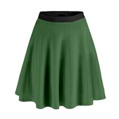 Basil Green - High Waist Skirt by FashionLane