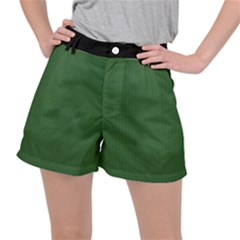 Basil Green - Ripstop Shorts by FashionLane