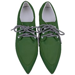 Basil Green - Pointed Oxford Shoes by FashionLane