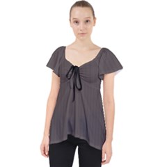 Ash Grey - Lace Front Dolly Top by FashionLane