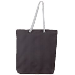 Ash Grey - Full Print Rope Handle Tote (Large)