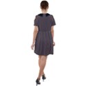 Ash Grey - Short Sleeve Shoulder Cut Out Dress  View2