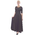 Ash Grey - Half Sleeves Maxi Dress View1