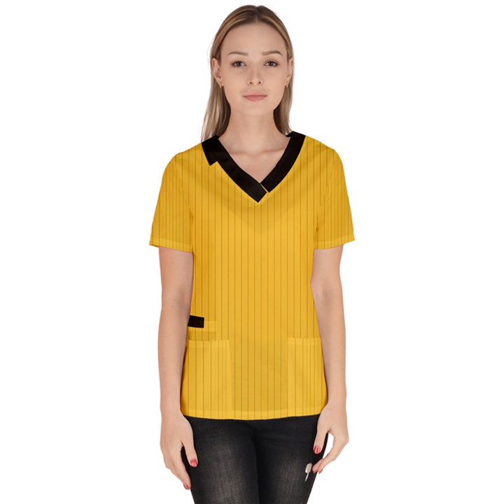 Aspen Gold - Women s V-Neck Scrub Top