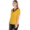 Aspen Gold - Women s V-Neck Scrub Top View2